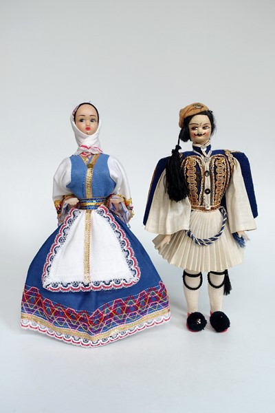 Picture of Greece Dolls Athens Evzone & Peasant