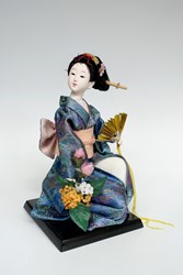 Picture of Japan Doll Kneeling Geisha