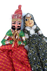 Picture of India Dolls Rajasthan Kathputli Puppets