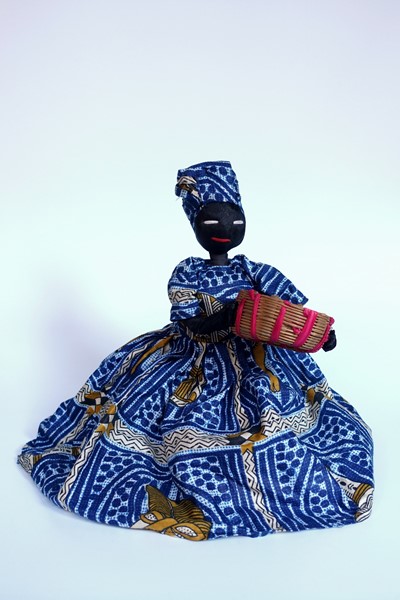 Picture of Cameroon Costume Doll Elephant Print 