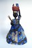 Picture of Cameroon Costume Doll Blue Mask Print, Picture 1