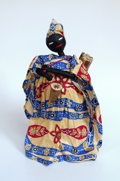 Picture of Cameroon Costume Doll Flower Print