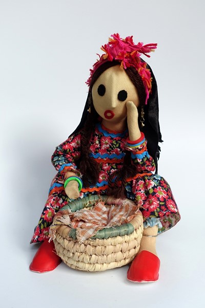 Picture of Egypt National Costume Doll Sitting