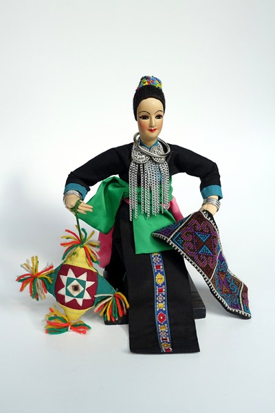 Picture of Thailand Doll Hmong Sitting