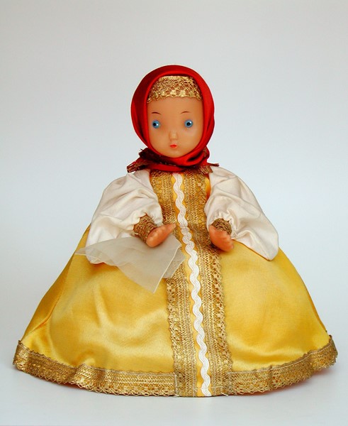 Picture of Russia Doll Tea Cosy with Label 