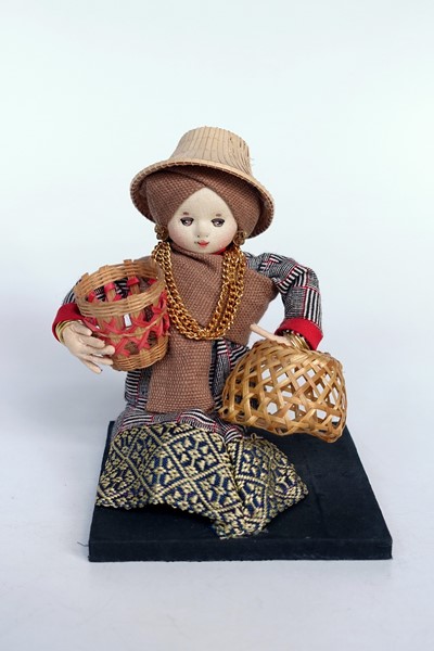 Picture of Thailand Doll Basket Weaver